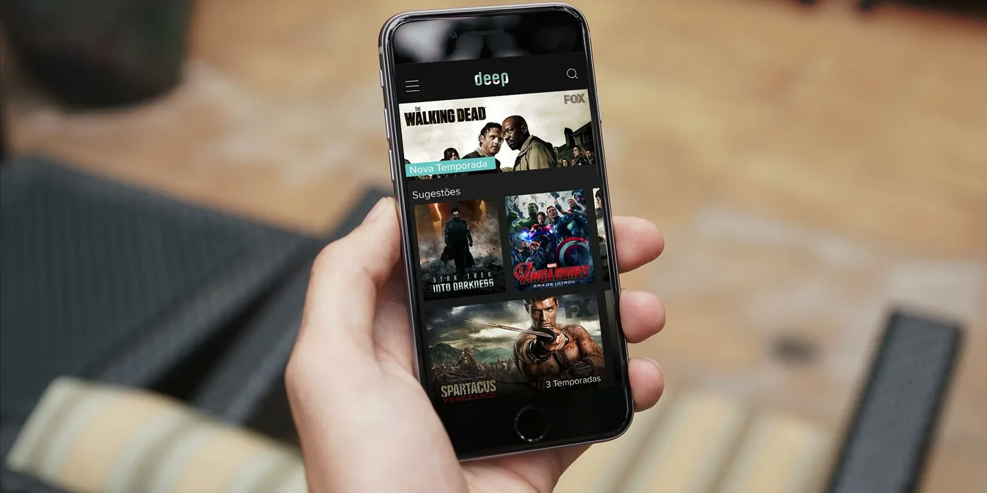 The app in hand