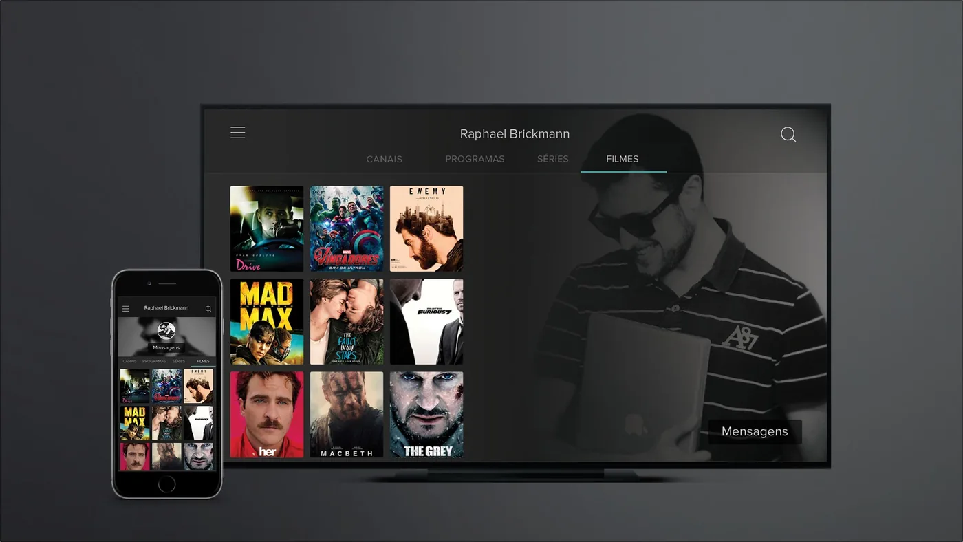 deep · TV & App, Favorites: A profile's favourite channels, shows, series and films.