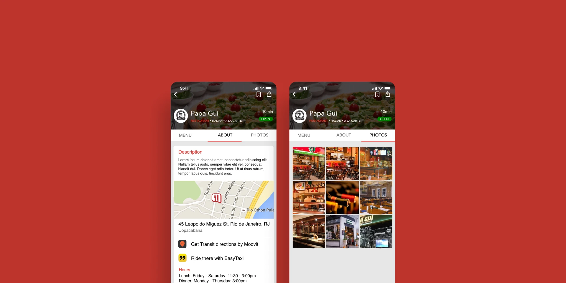Directions, details and photos