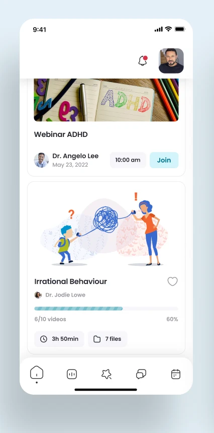Webinars and courses