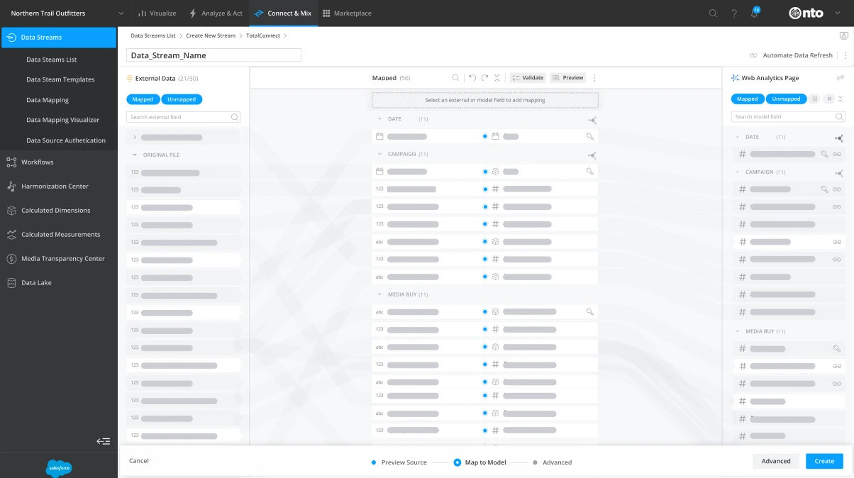 Salesforce Intelligence: Assisted mapping